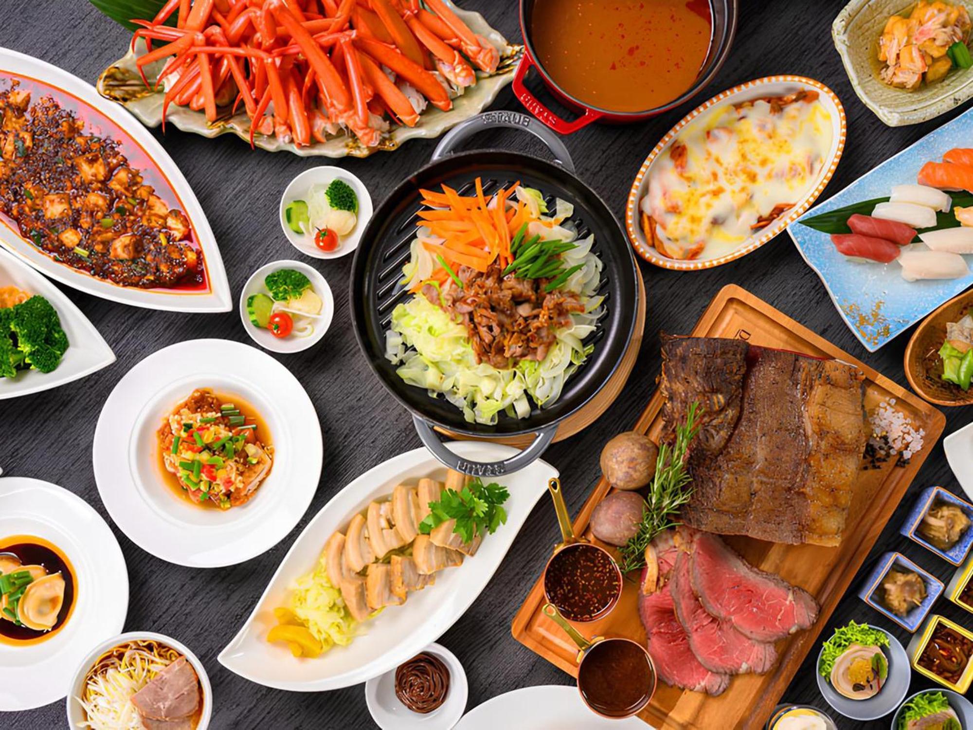 Shin Furano Prince Hotel Zewnętrze zdjęcie A selection of Japanese cuisine