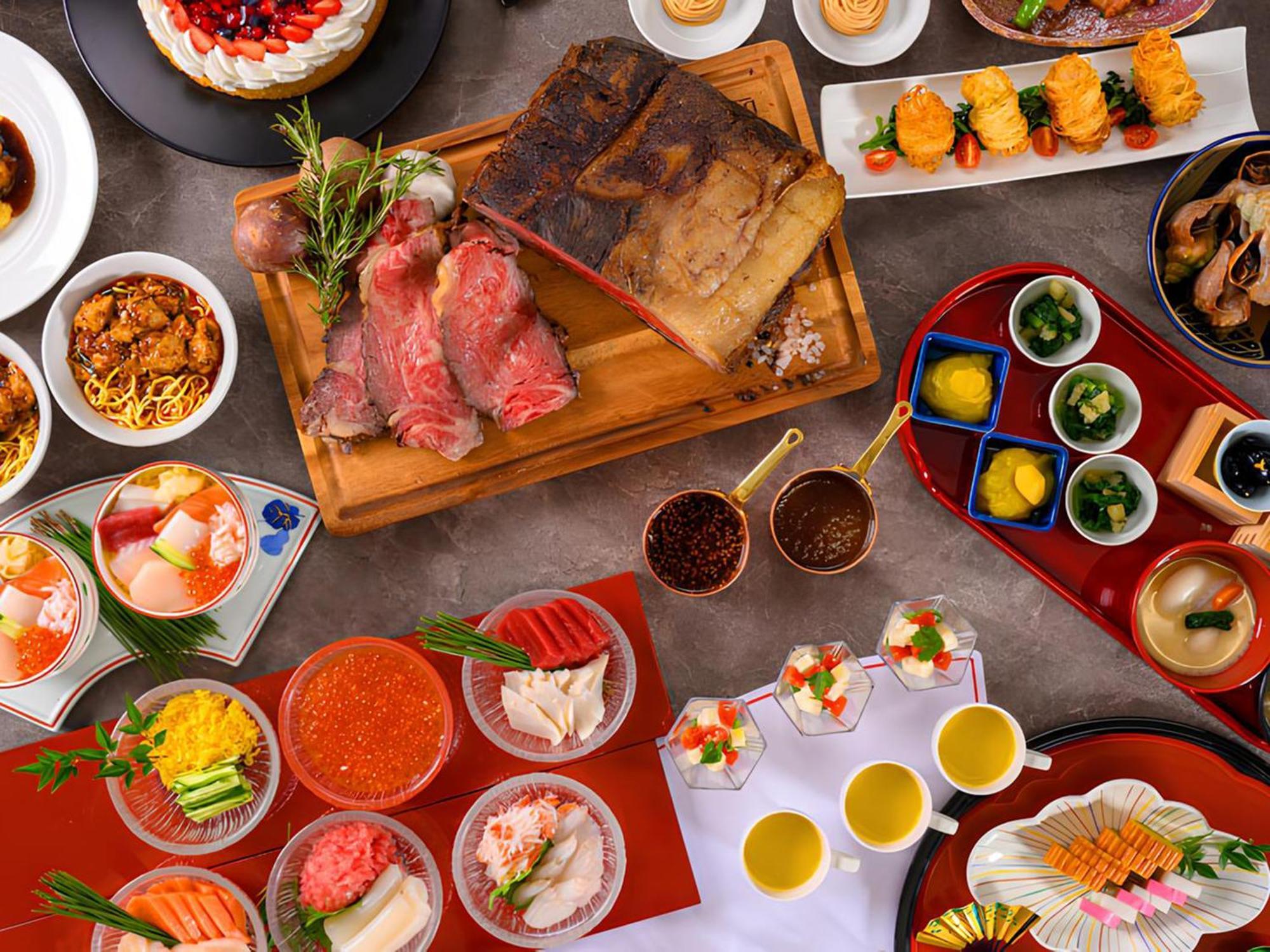Shin Furano Prince Hotel Zewnętrze zdjęcie A selection of Japanese cuisine